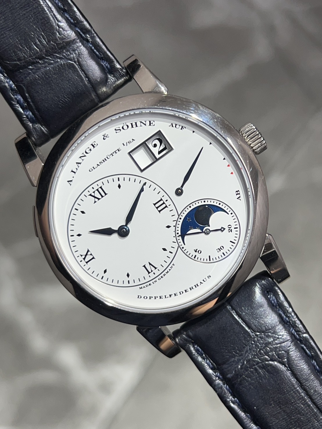 Lange 1 Moon Phase